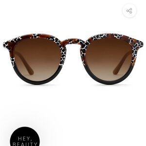 KREWE Collins Memphis sunglasses- rare! Brown lens, tortoise > black frame.